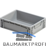 Eurokasten in grau geschlossen 400 x 300 x 120 mm