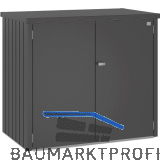 BIOHORT M�lltonnenbox Alex Duo dunkelgrau