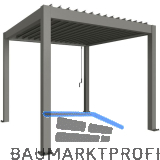 BIOHORT Pergola Gr. 3 x 3 quarzgrau