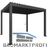 BIOHORT Pergola Gr. 3 x 3,5 dunkelgrau