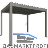 BIOHORT Pergola Gr. 4 x 3,5 quarzgrau
