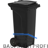 M�lltonne 120 Liter Kunststoff grau Urban