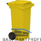 M�lltonne 120 Liter Kunststoff gelb Urban