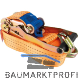 Zurrgurt 2-teilig mit Ratsche und Spitzhaken 4000 kg 8 m