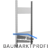 META Steckrahmen 1025 x 400 mm inkl. Steckprofil u. Steck-Tiefensteife verzinkt