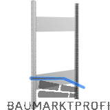 META Steckrahmen 1025 x 500 mm inkl. Steckprofil u. Steck-Tiefensteife verzinkt