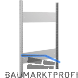 META Steckrahmen 1025 x 600 mm inkl. Steckprofil u. Steck-Tiefensteife verzinkt