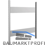 META Steckrahmen 1025 x 800 mm inkl. Steckprofil u. Steck-Tiefensteife verzinkt