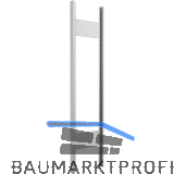 META Steckrahmen 1500 x 300 mm inkl. Steckprofil u. Steck-Tiefensteife verzinkt