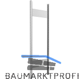 META Steckrahmen 1500 x 400 mm inkl. Steckprofil u. Steck-Tiefensteife verzinkt