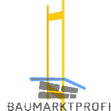 META Rahmen RAL 1003 signalgelb 2000 x 500 mm offen, komplett