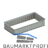 META Innenprofil Basic H�he 200 mm Tiefe 500 mm, verzinkt