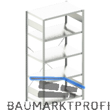 META Steck-Grundregal 2000 x 1000 x 600 mm 5 Fachb�den 150 kg