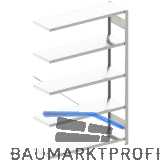 META Steck-Anbauregal 2000 x 1300 x 400 mm 5 Fachb�den 230 kg
