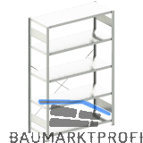 META Steck-Grundregal 2000 x 1300 x 500 mm 5 Fachb�den 230 kg