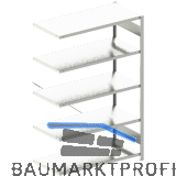 META Steck-Anbauregal 2000 x 1300 x 600 mm 5 Fachb�den 230 kg