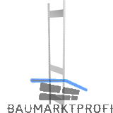 META Steckrahmen 2500 x 500 mm inkl. Steckprofil u. Steck-Tiefensteife verzinkt