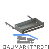 META Schublade RAL 7035 H�he 200 mm Tiefe 500 Breite 1000 mm Vollauszug