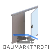 META Doppelfl�gelt�re 1/2 T�r RAL 7035 lichtgrau H�he 1000 mm