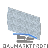 META Trennblech H�he 200 mm Breite 225 mm, verzinkt