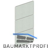 META Clip R�ckwand Vollblech 2000 x 1000 mm