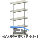 META Schraubregal Grundset 2000 x 1000 x 400 mm Tragkraft 150 kg