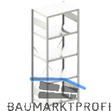 META Steck-Grundregal 2000 x 750 x 500 mm 5 Fachb�den 100 kg