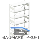 META Steck-Grundregal 2500 x 1300 x 500 mm 6 Fachb�den 230 kg