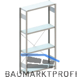 META Steck-Grundregal 2000 x 1000 x 300 mm 4 Fachb�den 150 kg