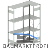 META Steck-Eckregal 2000 x 750 /1000 x 400 mm Tragkraft 100 kg