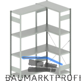 META Steck-Eckregal 2000 x 1000 /1000 x 400 mm Tragkraft 100 kg