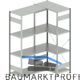 META Steck-Eckregal 2000 x 1000 /1000 x 500 mm Tragkraft 100 kg