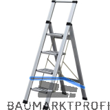 Alu-Klappleiter Step+Store XL 4-stufig