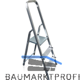 Alu Haushaltsleiter mit Plattform Stufen=3 Arbeitsh�he=2,6 m