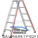 HYMER Alu-Stufen-Stehleiter Type 8024 Stufen=2 x 5 L�nge=1,30 m