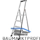 ALU-PRO Stufenstehleiter mit Plattform Type 70026 4 Stufen L�nge 1,64 m