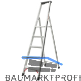 ALU-PRO Stufenstehleiter mit Plattform Type 70026 5 Stufen L�nge 1,89 m