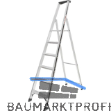 ALU-PRO Stufenstehleiter mit Plattform Type 70026 6 Stufen L�nge 2,14 m