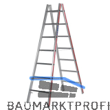 HYMER Sprossen - Leiter Type 4023 Sprossen= 2 x 7 L�nge 2,05 m