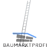 JUST Alu-Anlege-Industrieleiter einteilig Type 50 Sprossen=12 L�nge=3,61 m