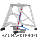 ALU-PRO Klapptritt Type 71020 Stufen=3 L�nge=0,90 m