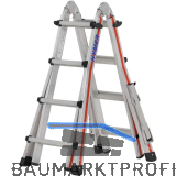 HYMER Alu-Teleskopleiter Type 4142 Sprossen=4 x 4