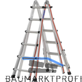 HYMER Alu-Teleskopleiter Type 4142 Sprossen=4 x 6