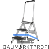 HYMER Alu-Sicherheitstreppe mit B�gel Type 6061 Stufen=3 H�he=0,70 m