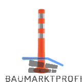 Absperrpfosten ASK 80/750 orange Kunststoff