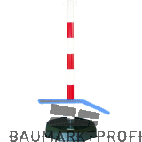Absperrpfosten mobil 3,85 kg 280 x 280 mm