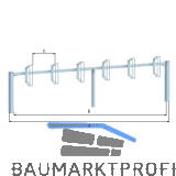 Fahrradst�nder Hagen 6 Einstellpl�tze Bodenbefestigung Einbetonieren