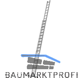 ALU-PRO Seilzugleiter 2 x 18 Sprossen Type 70051 L�nge=5,14/9,06 m