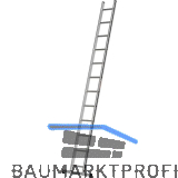 ALU-PRO Sprossen-Anlegeleiter Type 70011 Sprossen=12 L�nge=3,42 m