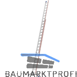 HYMER Alu-Schiebeleiter Type 6046 Sprossen=2x8 L�nge=2,43/4,11 m